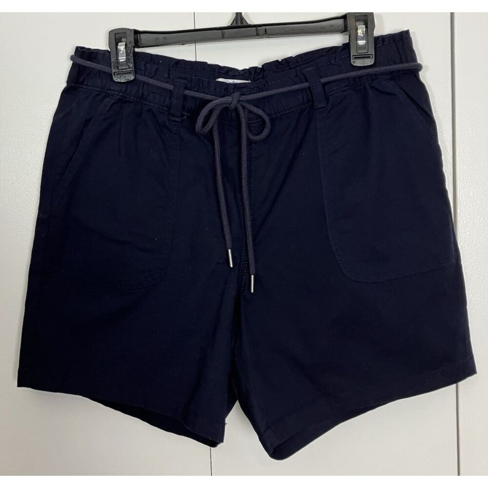 NWOT Croft & Barrow Women's Navy Blue Mid-Rise Shorts Medium